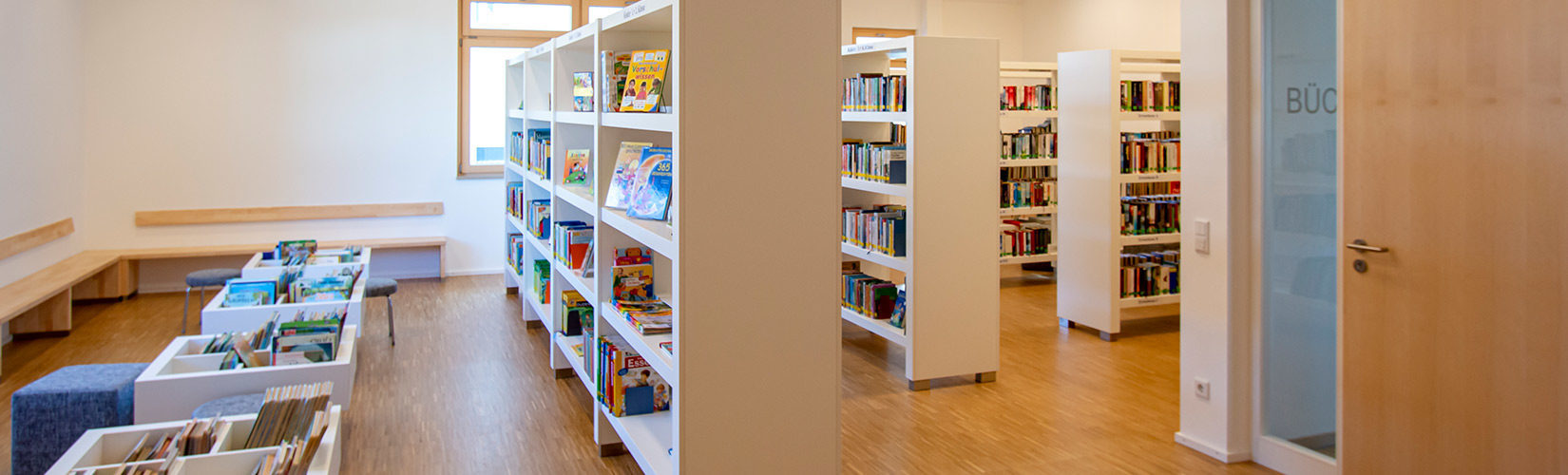 Einrichtung Bücherei Mindelstetten Bücherei, Bibliothek,